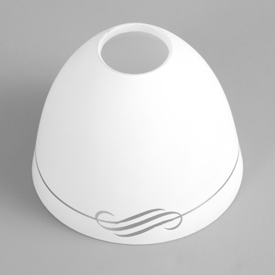 Плафон BayerLux «Этюд», E27, 14×14×11 см, абажур d=14, стекло, белый