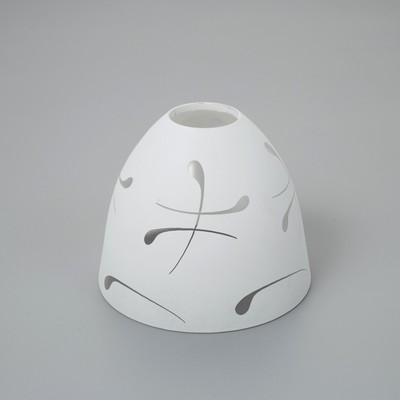 Плафон BayerLux «Этюд», E27, абажур d=14 см, стекло, белый