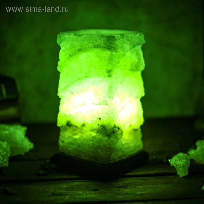 Соляной светильник "Хай-тэк", цельный кристалл, цветной, 2-3 кг, микс - Фото 1