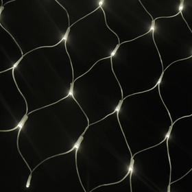 УЦЕНКА Гирлянда "Сетка" уличная УМС Ш:2 м, В:3 м, Н.С. 3W LED-384-220V,БЕЗ контр. ТЕПЛО-БЕЛ.