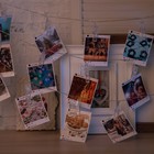 Гирлянда «Нить» 5 м с насадками «Прищепки», IP20, прозрачная нить, 30 LED, свечение белое, 8 режимов, 220 В, УЦЕНКА - Фото 2