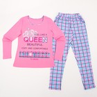 Комплект женский (джемпер, брюки) Б877-3878 цвет розовый, р-р 50 (XL) - Фото 1