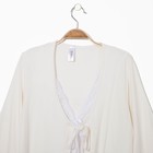 Комплект женский (сорочка, халат) Диадема цвет молочный, р-р 48 вискоза - Фото 4