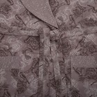 Комплект женский (халат, майка, брюки) «Уют», цвет кофейный, размер 50 - Фото 5