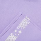 Салфетка кухонная "Snow-flake" ПЦ-355-3120, 50х50, цв. 133, сирень, хл.100%, 224  гр/м2 - Фото 2