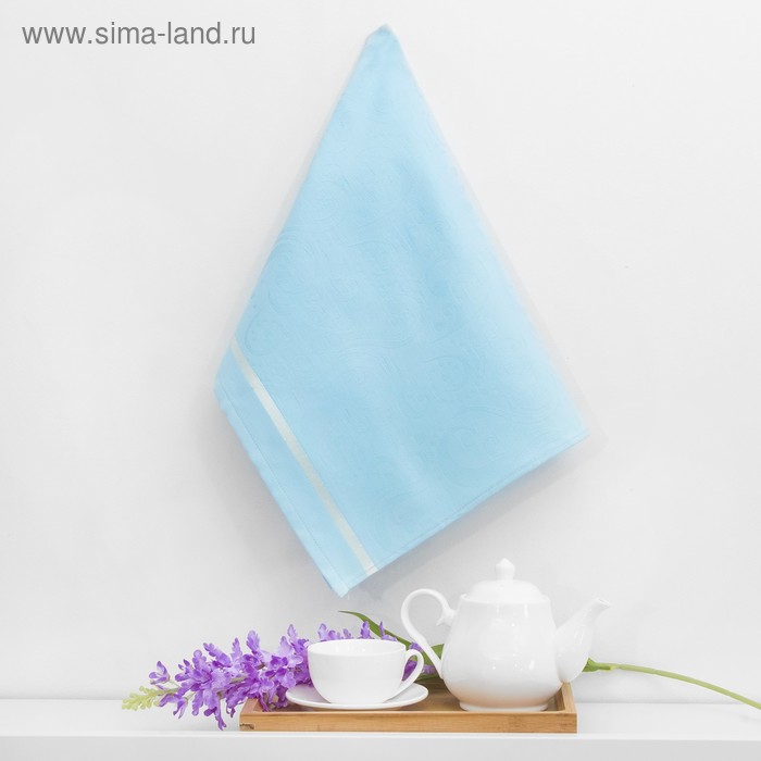 Полотенце кухонное "Bliss", 50х70, цвет голубой - Фото 1