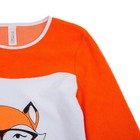 Комплект для девочки (кофта, брюки) Хитрюля цвет оранжевый, р-р 30 - Фото 4