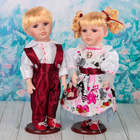 Кукла коллекционная "Парочка губки бантиком. Маша и Паша" (набор 2 шт) 30 см - Фото 1