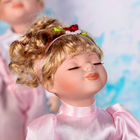 Кукла коллекционная парочка поцелуй набор 2 шт "Нарядные детишки" 30 см - Фото 2