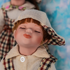 Кукла коллекционная парочка поцелуй набор 2 шт "Зимняя Шотландия" 30 см - Фото 3