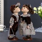 Кукла коллекционная парочка поцелуй набор 2 шт "Венера и Антон" 30 см - Фото 1