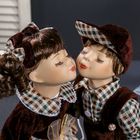 Кукла коллекционная парочка поцелуй набор 2 шт "Венера и Антон" 30 см - Фото 5