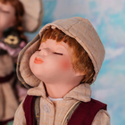 Кукла коллекционная парочка поцелуй набор 2 шт "Соломенные шляпки" 30 см - Фото 3