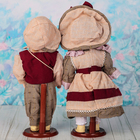 Кукла коллекционная парочка поцелуй набор 2 шт "Соломенные шляпки" 30 см - Фото 4