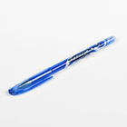 Ручка гелевая со стираемыми чернилами 0,5 мм, стержень синий, корпус синий тонированный - фото 318021616