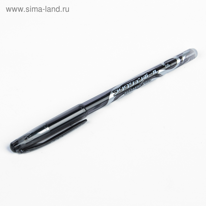 Ручка гелевая со стираемыми чернилами 0,5 мм, стержень чёрный корпус тонированный - Фото 1