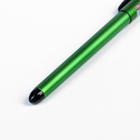 Ручка гелевая 0,5мм черная, корпус Металлик МИКС игольчатый пишущий узел - Фото 4