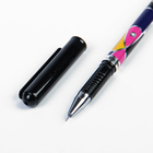 Ручка гелевая, 0.5 мм, чёрная, игольчатый пишущий узел, «Тропики» - Фото 3