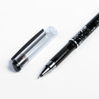 Ручка гелевая со стираемыми чернилами 0,5 мм, стержень чёрный корпус тонированный - Фото 2