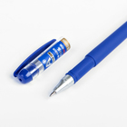 Ручка гелевая, 0.5 мм, синяя, матовый синий корпус - Фото 2