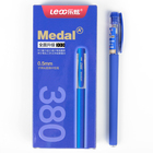 Ручка гелевая, 0.5 мм, синяя, матовый синий корпус - Фото 3