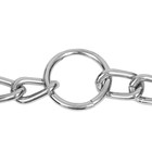 Ошейник - полуудавка строгий с защитными колпачками, 3,5 мм х 55 см - Фото 4