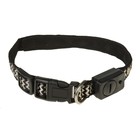 Ошейник со светодиодной подсветкой, 35-40×2 см, чёрно-белый - фото 53780453