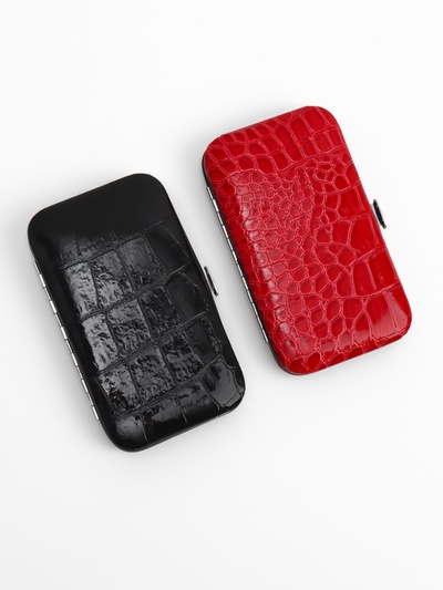 Набор маникюрный «Крокодил», 6 предметов, МИКС