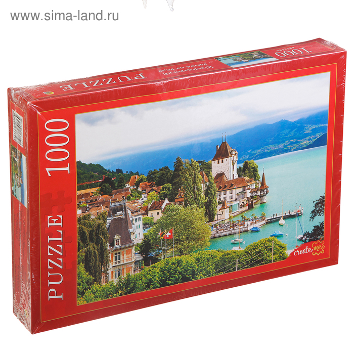 Пазл "Швейцарский замок на воде", 1000 элементов - Фото 1