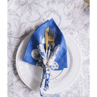 Набор столовый Этель "Зимние узоры", скатерть 110 х 150 см, салфетки - 4 шт, 100% хл - Фото 9