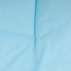 Одеяло однотонное 110х140 см, синтепон 200гр, бязь цв голубой - Фото 2