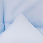 Одеяло однотонное 110х140 см, синтепон 400гр, бязь цв голубой - Фото 3