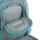 Рюкзак школьный эргономичная спинка для девочки Across G15 44*30*14 серый/голубой G15-8 - Фото 6