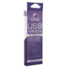 Кабель Krutoff, Lightning - USB, усиленный разъем, 2.1 А, 1 м, розовый - Фото 4