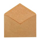 Конверт почтовый крафт С6, 114 х 162 мм, треугольный клапан, клей, 80-90 г/м2, в упаковке 1000 штук - Фото 3