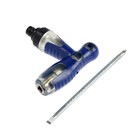 Отвертка комбинированная ТУНДРА, 3 в 1, реверс, 2К рукоятка, PH2/SL6×75-110 мм - Фото 3