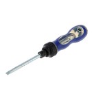 Отвертка комбинированная ТУНДРА, 3 в 1, реверс, 2К рукоятка, PH2/SL6×75-110 мм - Фото 1