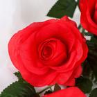 Цветы искусственные "Роза Жанна" 10х61 см, красный - Фото 2