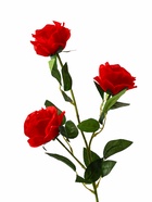 Цветы искусственные «Роза Жанна», 10×61 см, красные  (артикул 2578225)  большой выбор товаров оптом и в розницу по низким ценам с доставкой