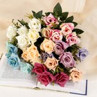 Букет "Розы с завитками" 26 см, микс - Фото 3