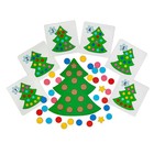 Мозаика «Умная ёлочка», диаметр кружков — 2 см - Фото 4