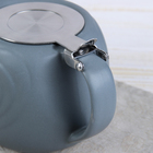 Чайник заварочный 700 мл "Сердца", с ситом, цвет серый - Фото 3