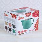 Чайник заварочный 700 мл "Сердца", с ситом, цвет серый - Фото 6