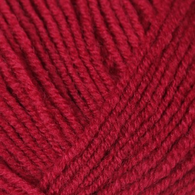 Пряжа для вязания спицами, крючком ALIZE, Lanagold fine, 49% шерсть, 51% акрил, 390 м/100 г, (390 вишня)