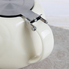 Чайник заварочный 700 мл "Сердца", с ситом, цвет молочный - Фото 3