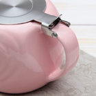 Чайник заварочный 700 мл "Сердца", с ситом, цвет розовый - Фото 3