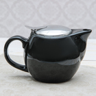 Чайник заварочный 500 мл "Глянец", с ситом, цвет чёрный - Фото 4