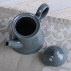 Чайник заварочный 560 мл "Глазурь", цвет серый - Фото 2