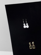 Подставка под серьги QF, 60 пар, 5 рядов, 33×9×28 см, чёрная - Фото 3