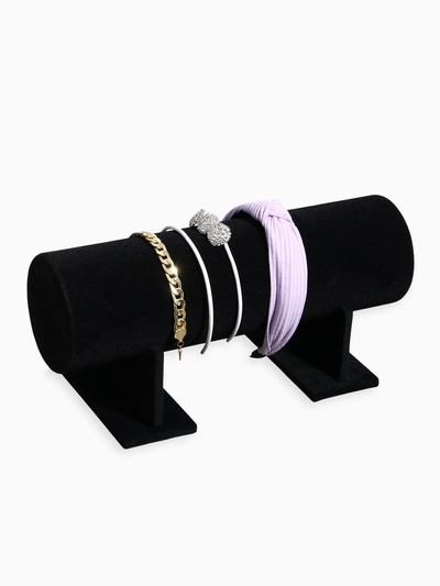 Подставка под ободки «QF. Флок», d=11, 36×17.5×16.5 см, чёрная